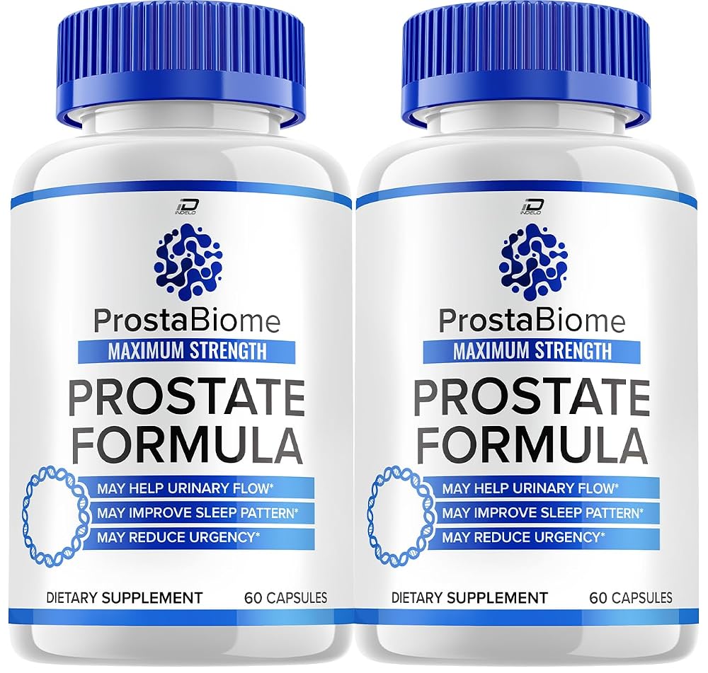 Indelo Prostabiome Advanced Energy Pills for Men - 120 Capsules