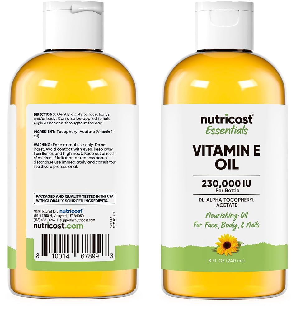 Nutricost Vitamin E Oil 230,000 IU - 8 Fl Oz - image 4