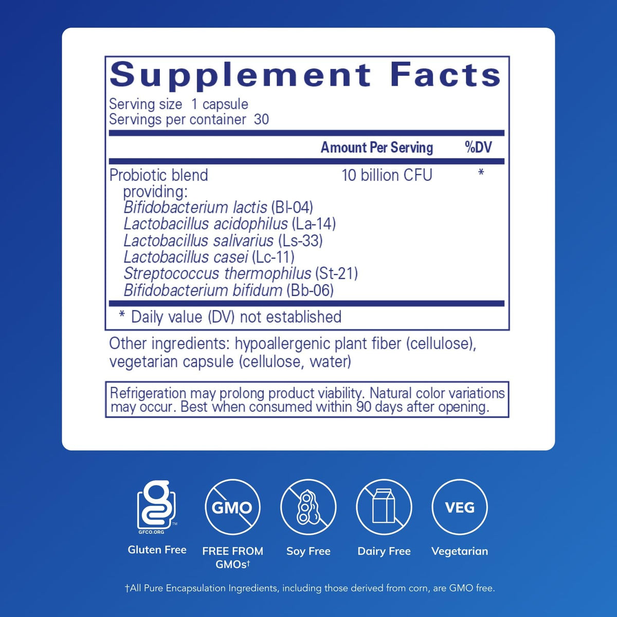 Pure Encapsulations Probiotic G.I. - 30 Capsules - image 2