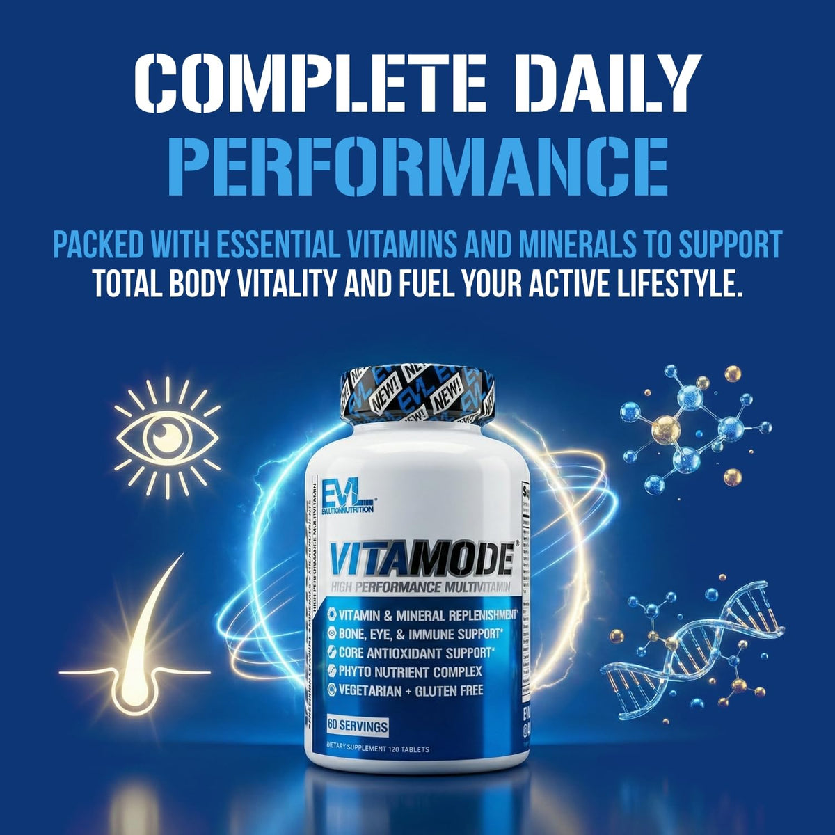 Evlution Vitamode Advanced Daily Men's Multivitamin - 60 Servings - image 6
