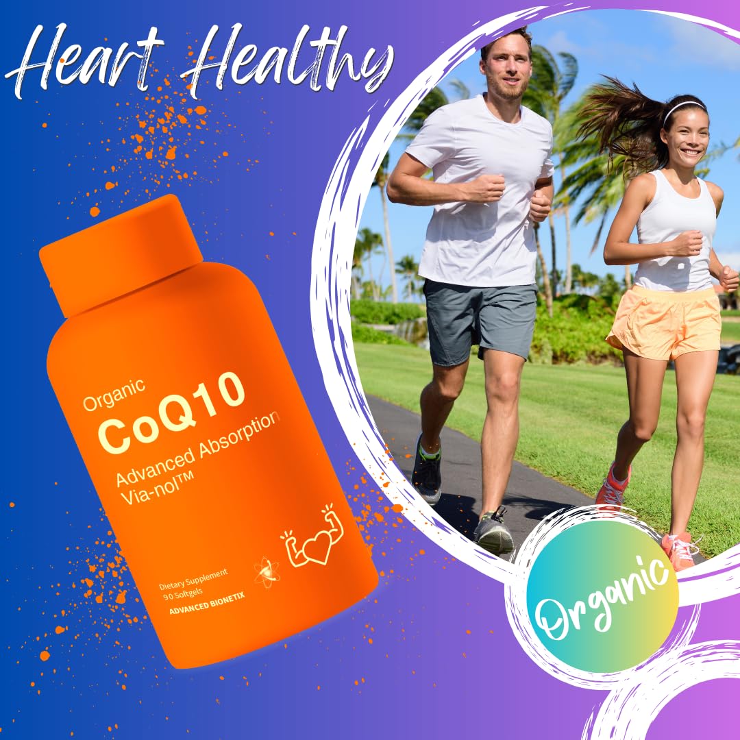 Advanced Bionetix CoQ10 200mg with Black Pepper Extract - 90 Softgels - image 3