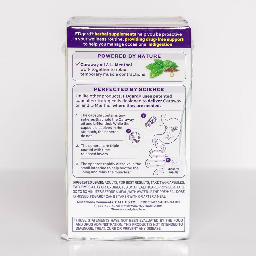 FDgard Dietary Supplement to Help Manage Meal-Triggered Indigestion