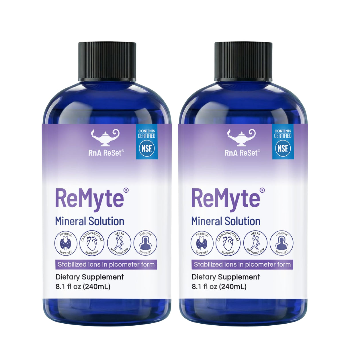 RnA ReSet ReMyte Electrolyte Mineral Solution - 16 fl oz (2-Pack)