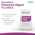 Omne Diem Histamine Digest PureMAX DAO Enzyme - 30 Capsules - image 3