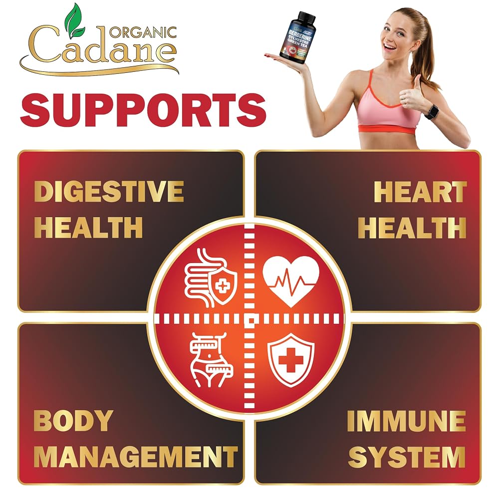 Organic Cadane Berberine Supplement - 150 Vegetarian Capsules - image 5