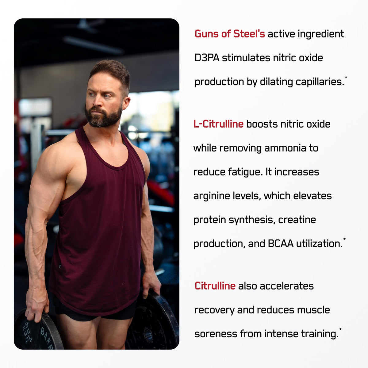 SteelFit Guns of Steel Pre-Workout Topical Pump Enhancer - 3 Fl Oz - image 5