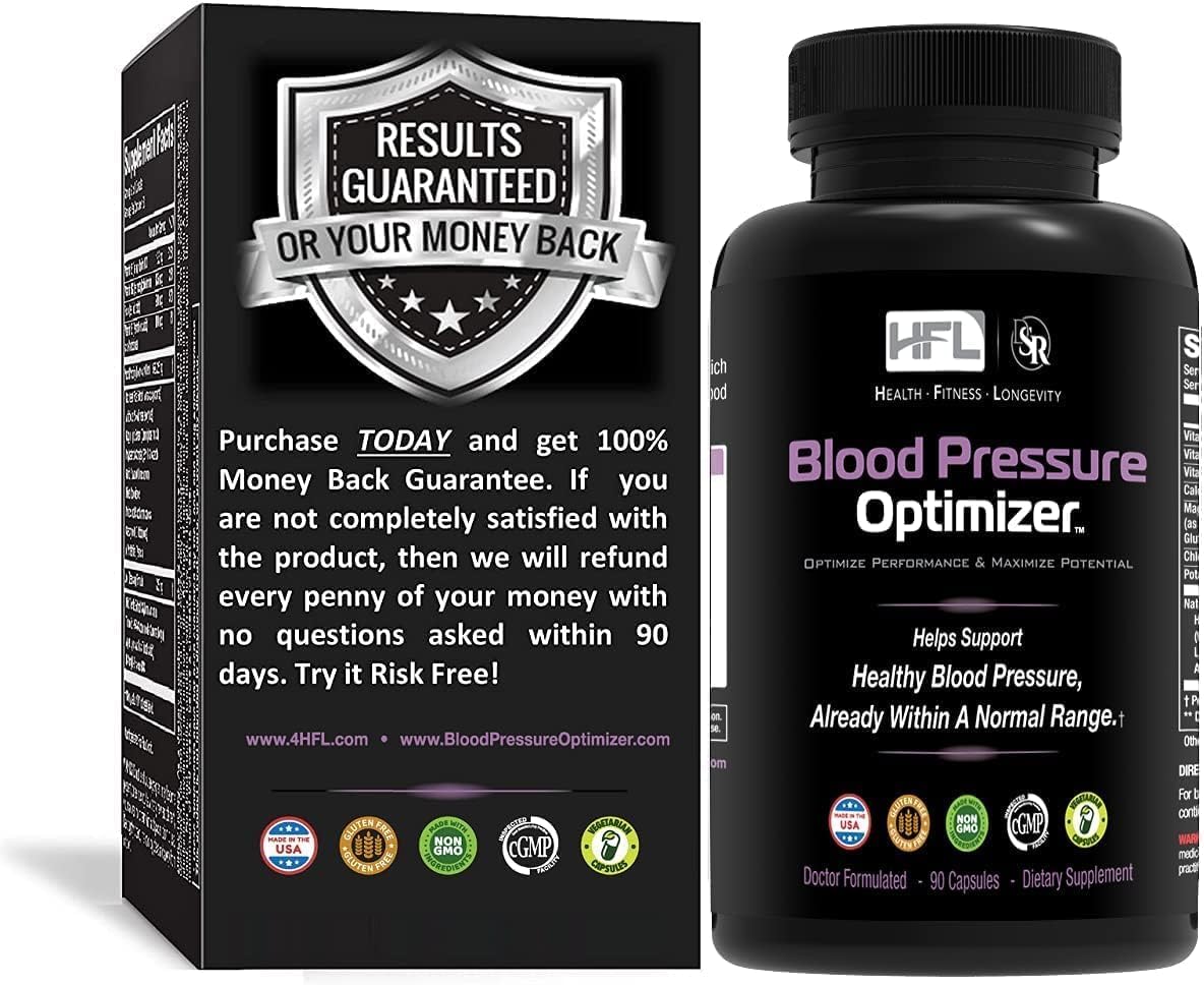 HFL Blood Pressure Optimizer by Dr. Sam Robbins - 90 Capsules