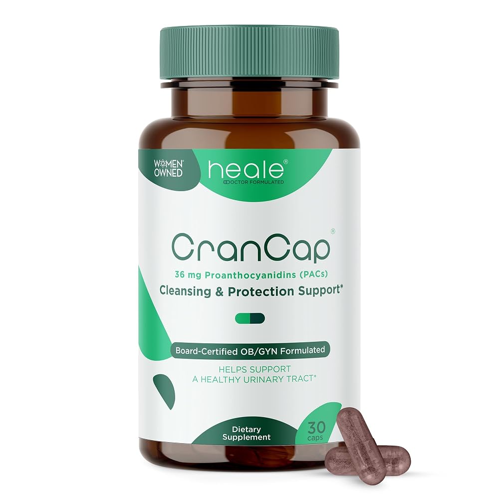 CranCap Cranberry Pills Urinary Tract Support - 30 Capsules