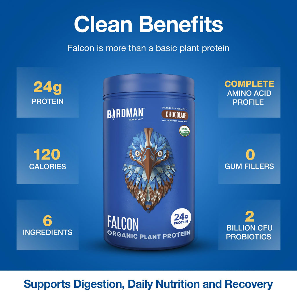 BIRDMAN Falcon Vegan Protein Powder Organic