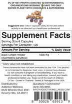 Addictive Wellness Black Ginger Capsules Energy Support - 500 Count - image 8