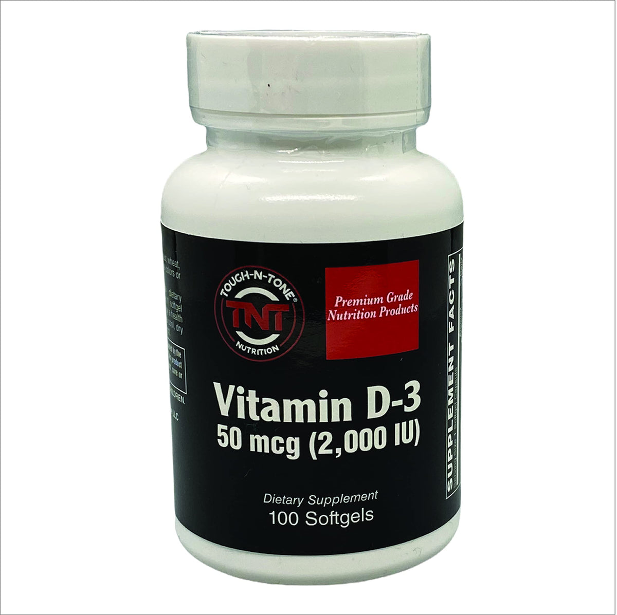 TOUGH-N-TONE Vitamin D-3 2000 IU - 100 Softgels