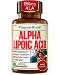 Vimerson Health Alpha Lipoic Acid 650mg - 60 Capsules