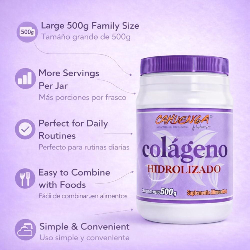 Tu Salud Plus Cahuenga Hydrolyzed Collagen Powder - 500g - image 5