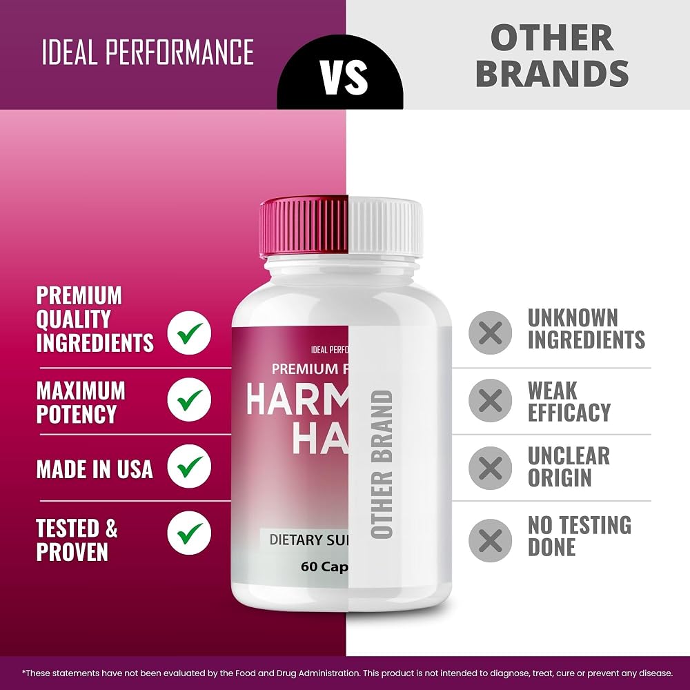 IDEAL PERFORMANCE Harmony Hair Growth Capsules Extra Strength - 60 Capsules - image 7