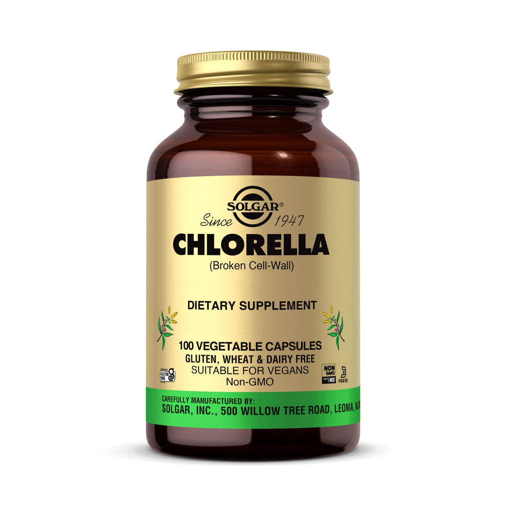 Solgar Chlorella Broken Cell-Wall - 100 Vegetable Capsules