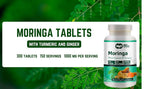 WAY 4 ORGANIC Moringa Turmeric Ginger Tablets - 300 Count - image 5
