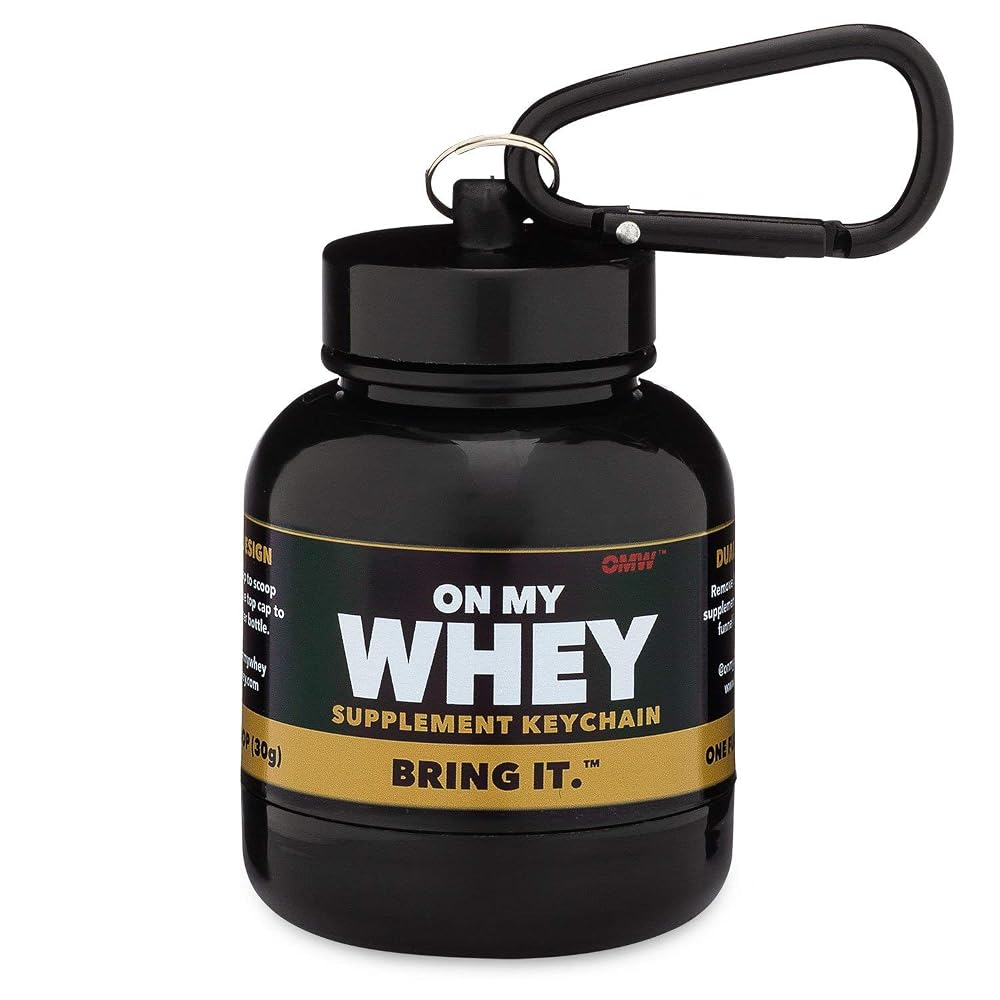 OnMyWhey Protein Powder Funnel Keychain - 2 Pack - image 4