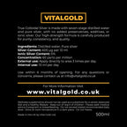 Vital Gold True Colloidal Silver 60 PPM - 500ml - image 6