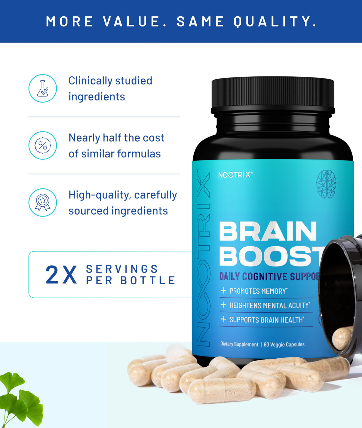 Nootrix Brain Boost Nootropic Supplement