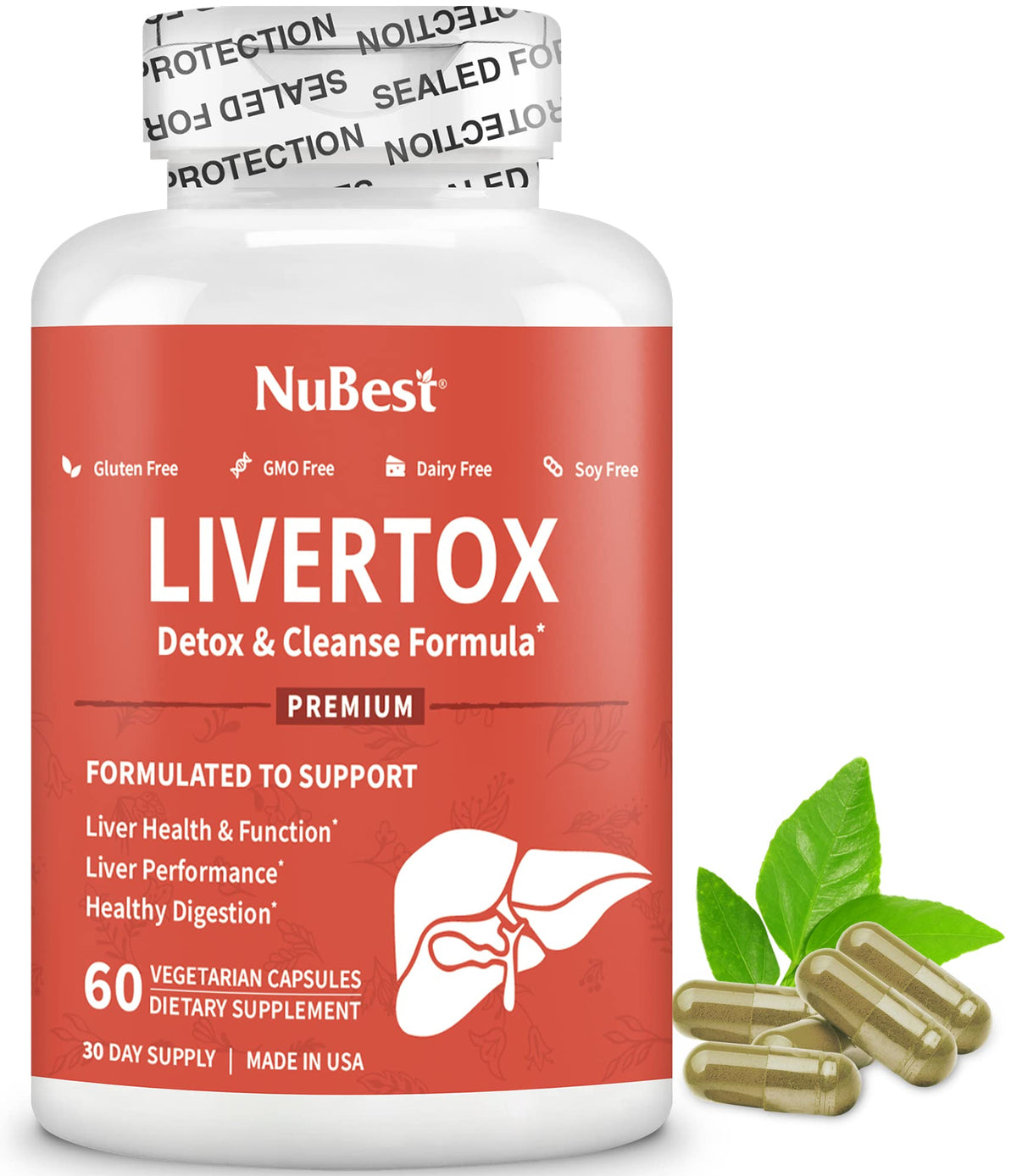 NuBest LiverTox Liver Health Formula - 360 Capsules - image 2