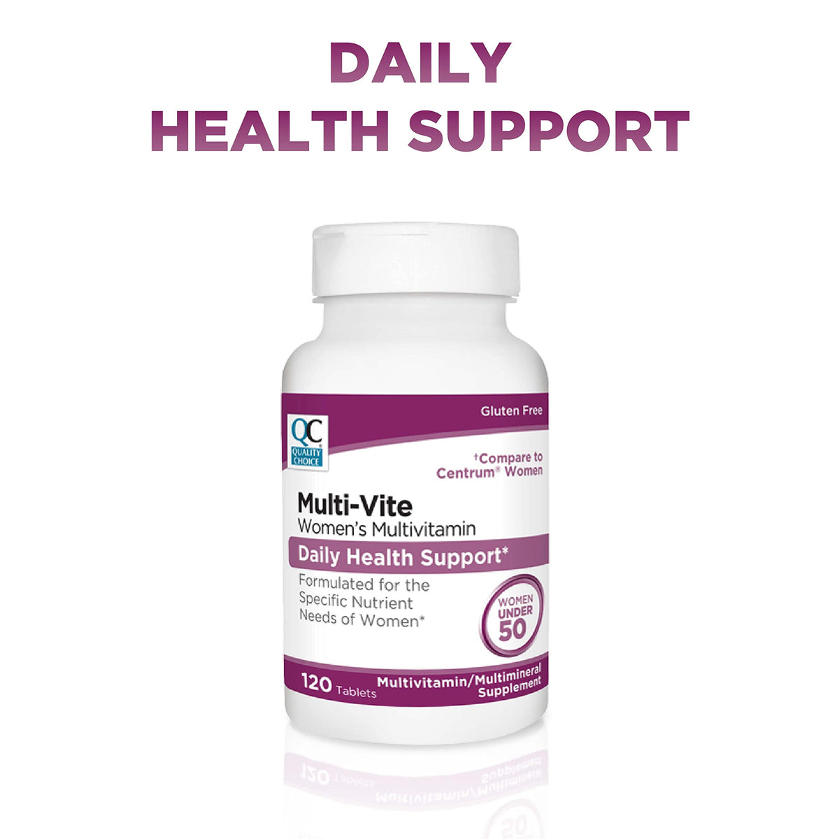 Quality Choice Women's Multi-Vite Multivitamin for Women Under 50 - 120 Tablets - image 2