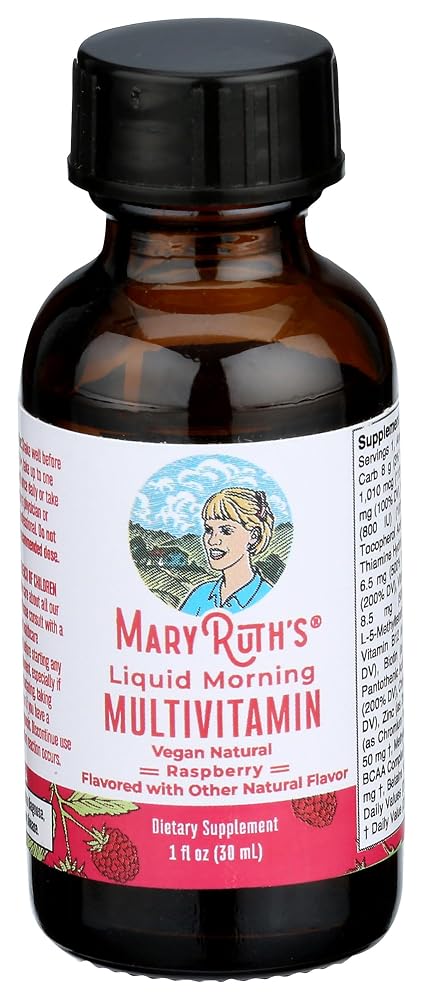 MARYRUTH'S Multivitamin Morning Liquid Raspberry - 1 Fl Oz