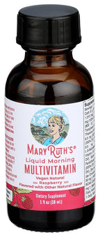 MARYRUTH'S Multivitamin Morning Liquid Raspberry - 1 Fl Oz