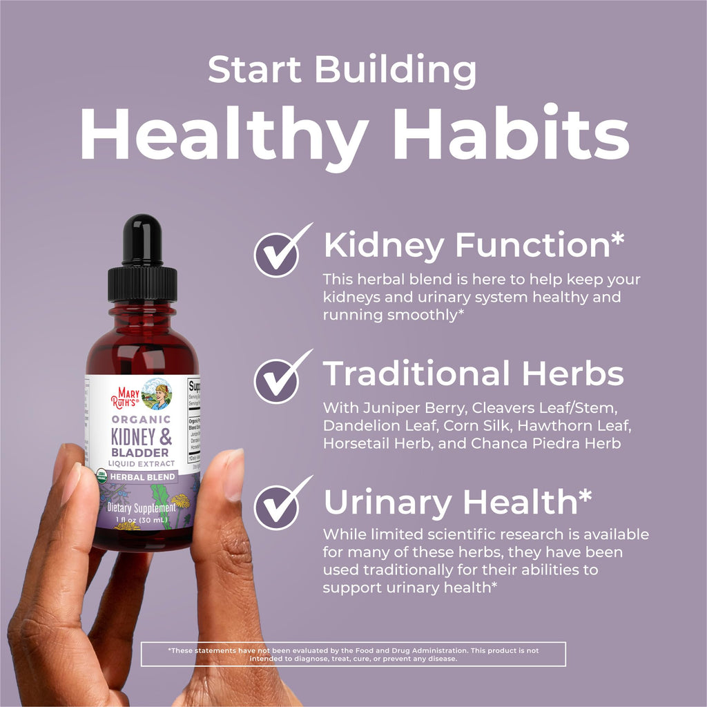 MARYRUTH'S Organic Kidney & Bladder Herbal Blend - 1 Fl Oz - image 5