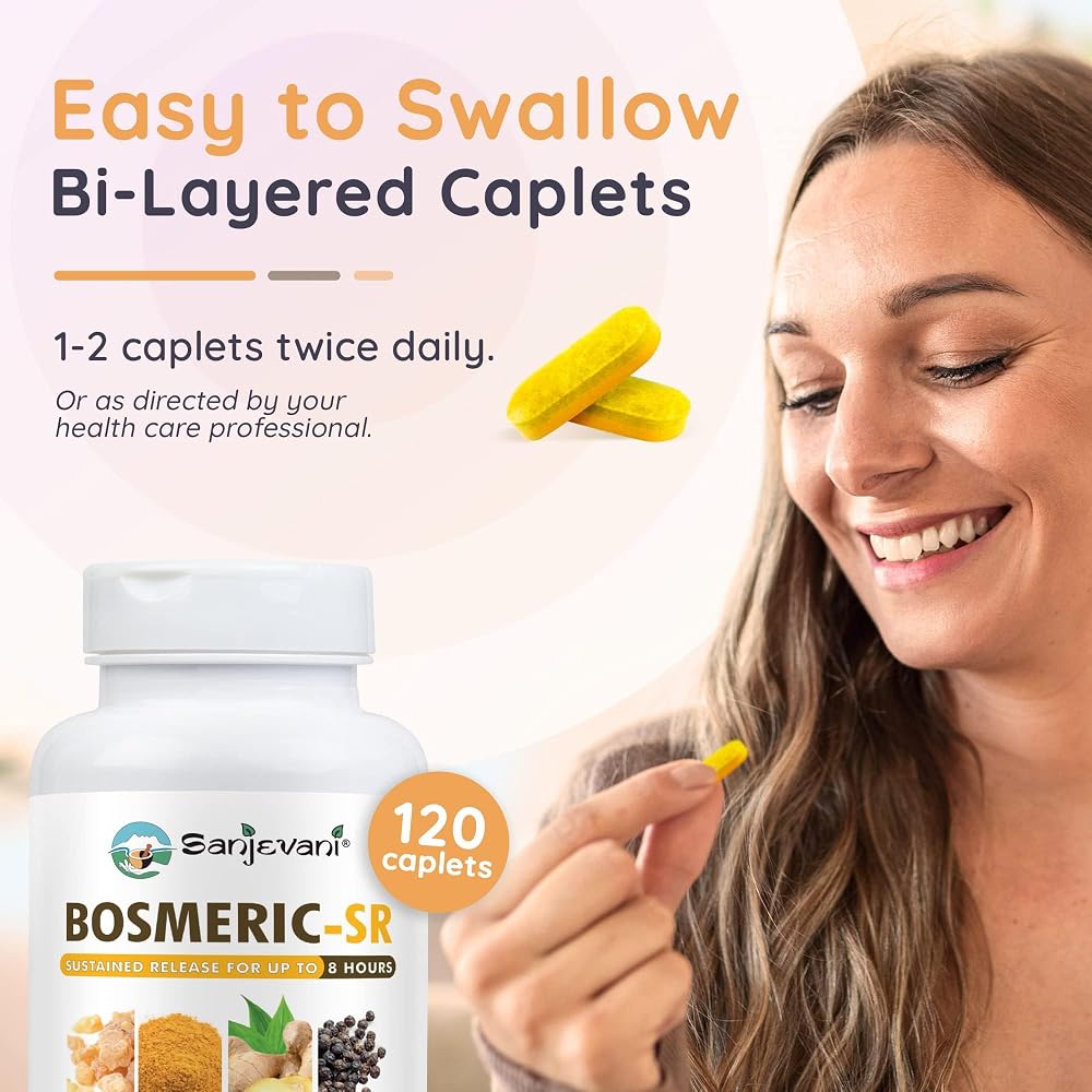 BOSMERIC-SR Sanjevani Joint Immune Support Supplement - 120 Caplets - image 8