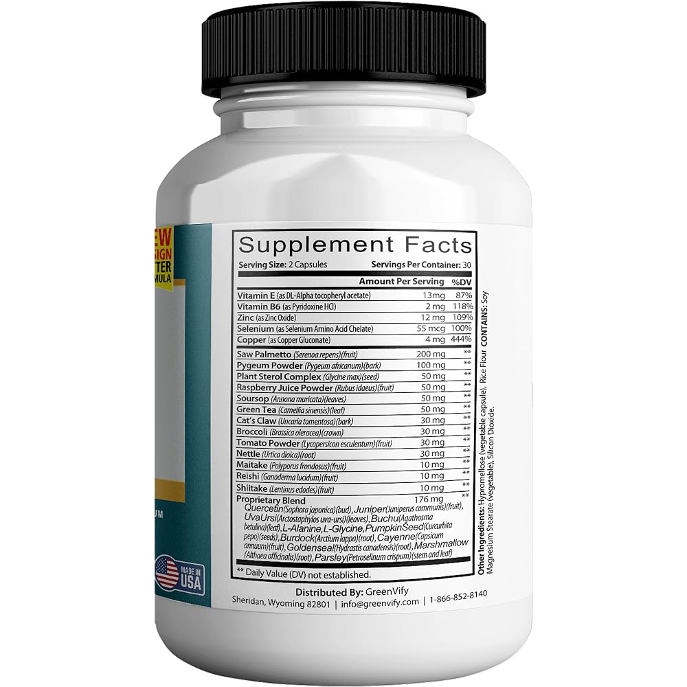 GREENVIFY Super Alpha Saw Palmetto Prostate Advanced - Prostate