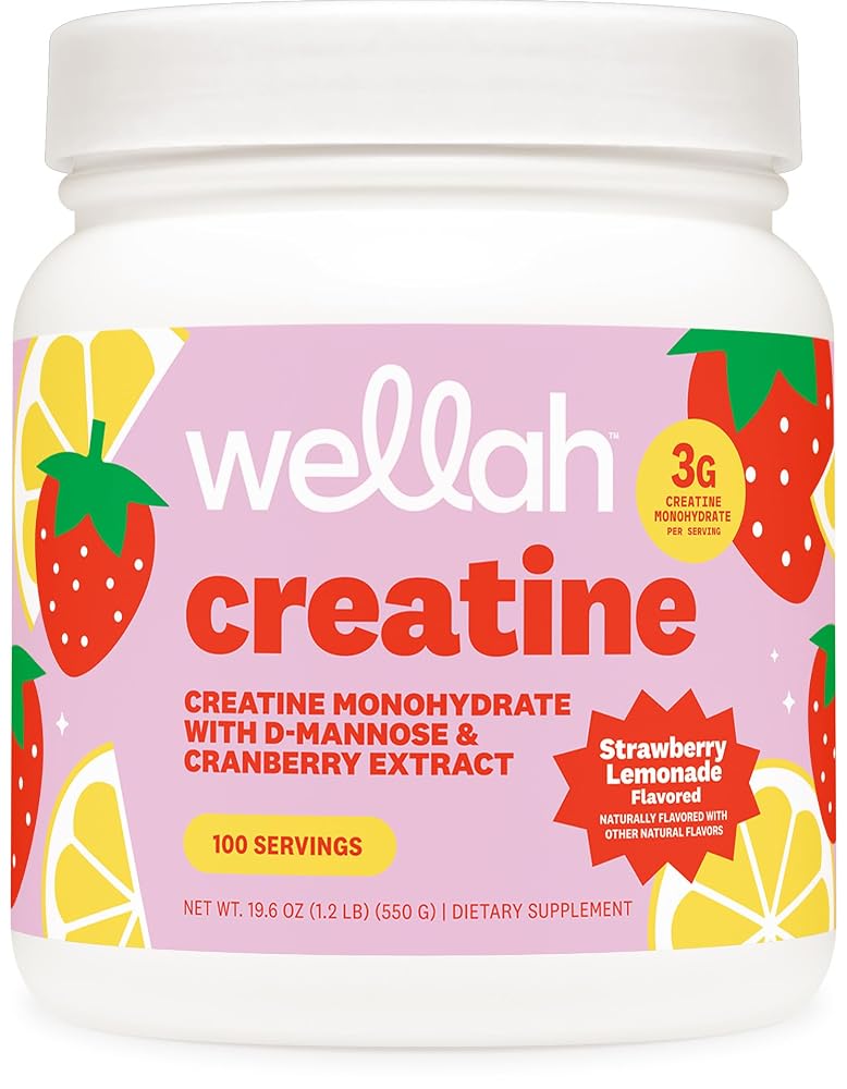 Wellah Creatine for Women - Creatine Monohydrate with Dandelion