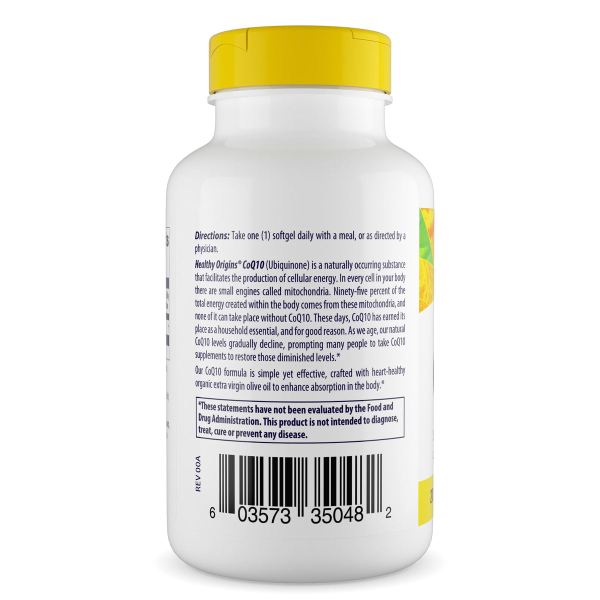 Healthy Origins CoQ10 200 mg Softgels - 60 Count - image 2
