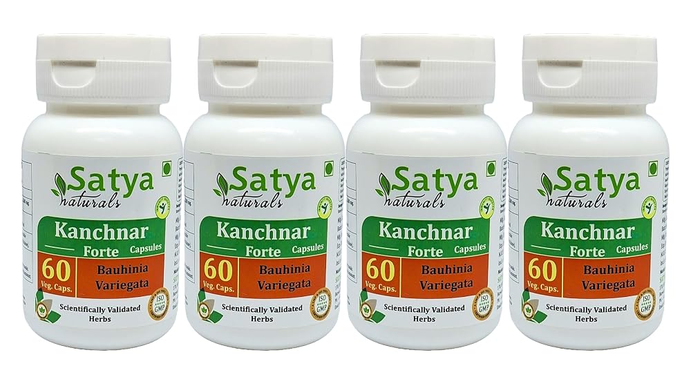 Satya Naturals Kanchnar Forte Capsules 500 mg. 60 Veg. Capsule