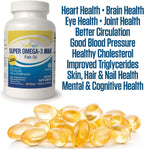 Fortifeye Vitamins Super Max Omega-3 Fish Oil 2400 mg - High Potency
