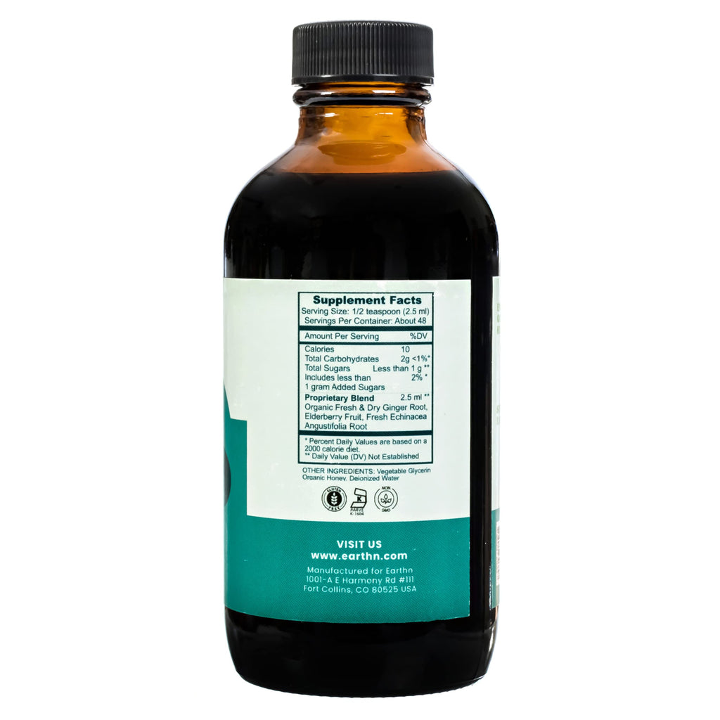 Earthn Ginger Elderberry Immune Defense Syrup - 4 fl oz - image 4