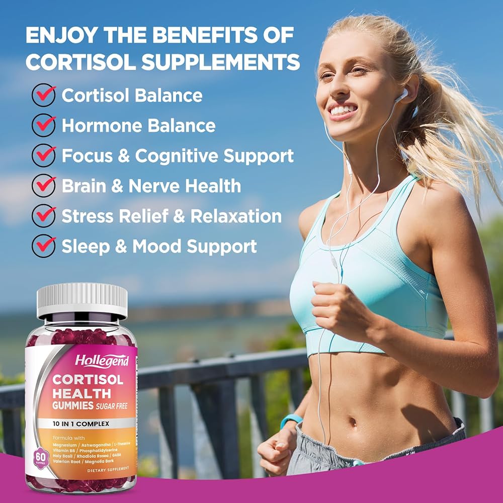 HOLLEGEND Cortisol Supplements for Women Men