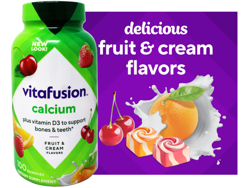 Vitafusion Calcium 500 mg Gummies - 500 Count (Pack of 5) - image 4