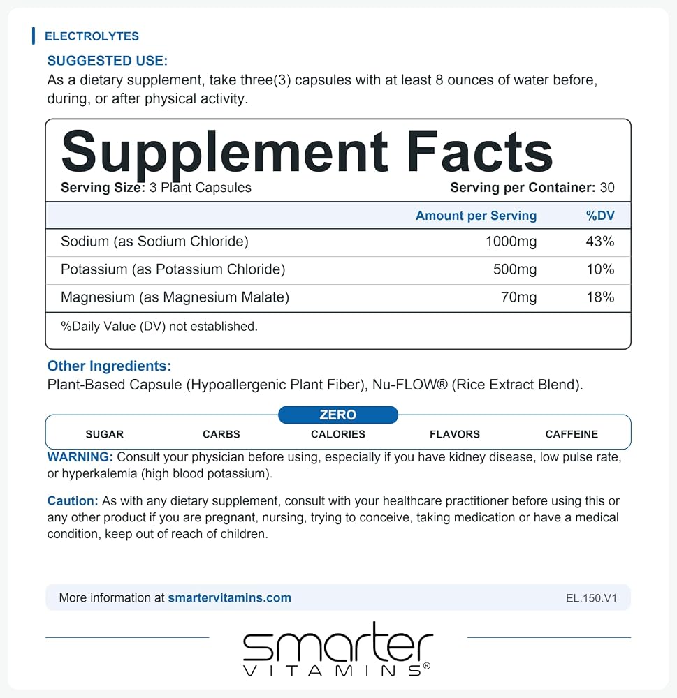 SmarterVitamins Electrolyte Capsules