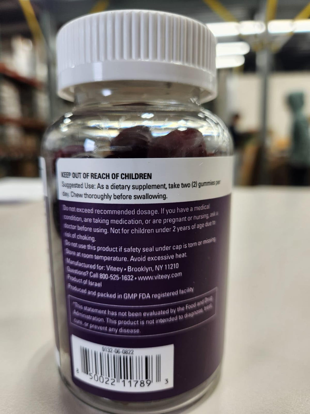 Viteey Moringa Gummies - 4,000mg [from 400mg of 10:1 Extract]