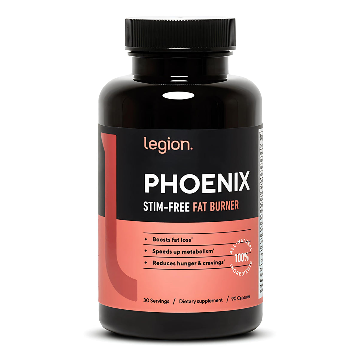 Legion Phoenix Fat Burner for Women and Men - 90 Capsules