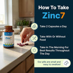 True Cellular Formulas Zinc7: 7-in-1 Zinc Complex 50mg - Maximum