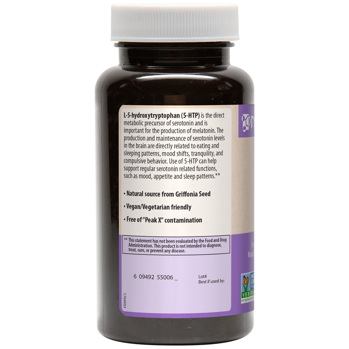 MRM Nutrition 5-HTP 100 mg Capsules for Sleep Support - 60 Capsules - image 3