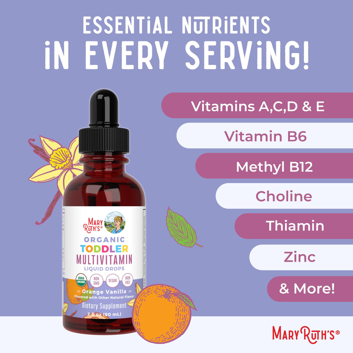 Multivitamin (Small Bottles) by MaryRuth's