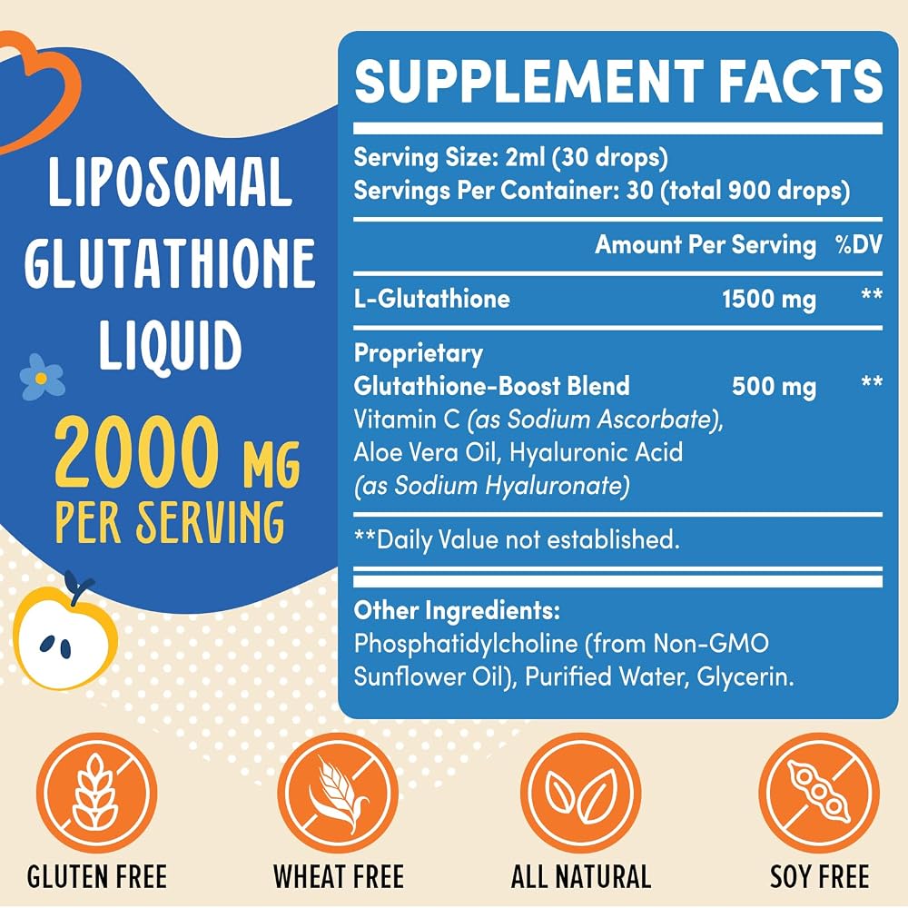 Prunucis 2000MG Liposomal Glutathione Liquid