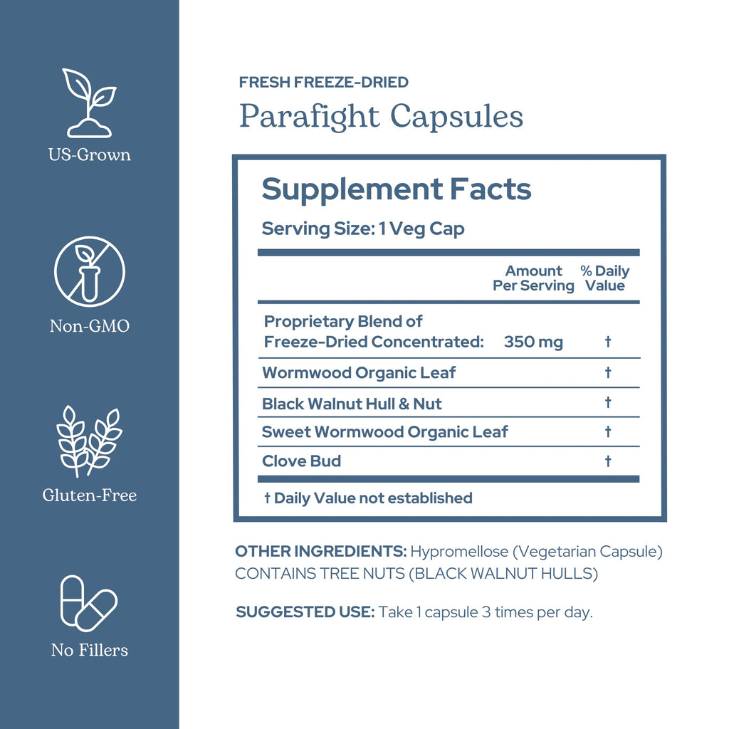 Eclectic Herb ParaFight Intestinal Support - 45 Capsules - image 2