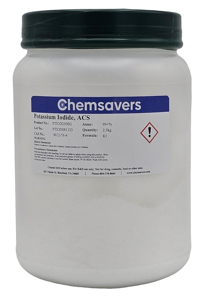 Chemsavers Potassium Iodide ACS 99+% - 2.5kg