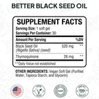Organics Ocean Better Black Seed Oil Cold Pressed - Pure Nigella