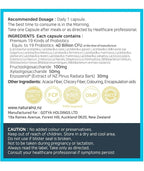 Natural NZ Fructo X Probiotics 40 Billion - 60 Vegetarian Capsules - image 2