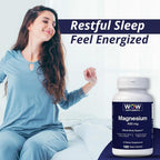WOW Supplements Magnesium 400 mg Complex - 180 Capsules - image 7