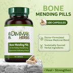 Dimmak Herbs Bone Mending Pills TCM Formula - 100 Capsules - image 2